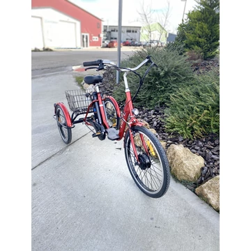 LIKEBIKE TARVOS E-Dreirad Fahrrad 36V 9Ah Lithium 250W 25Km/h /Rot