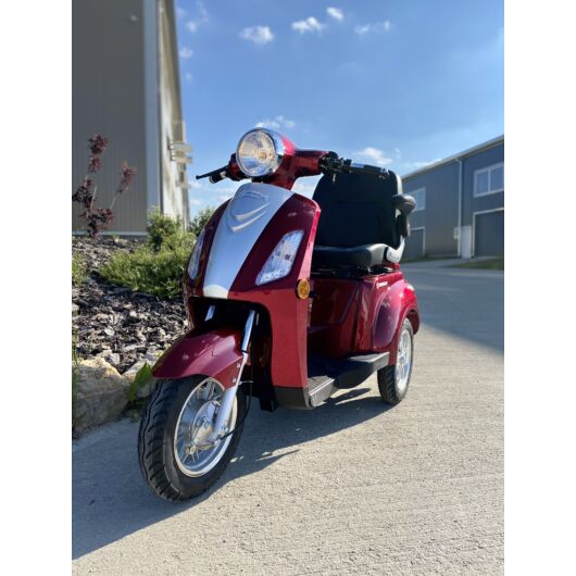 LIKEBIKE TRITON Elektro Scooter Moped 25Km/h 500W 48V 20AH / Seniorenmobil / Dreirad/ Rot